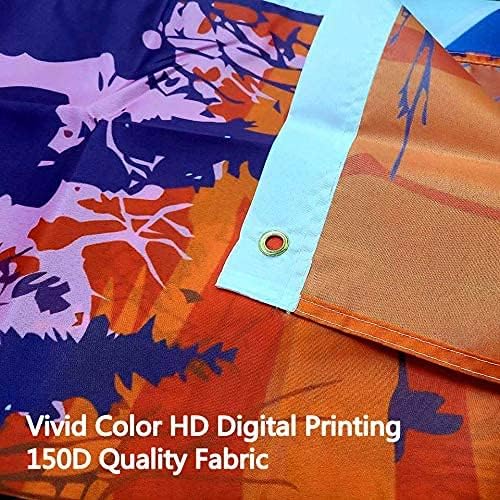 Miniatura 5 de ENMOON Bandera de auto de carreras (3 x 5 pies, poliéster 150D, antidecoloración) para decoración de cueva de hombre de garaje