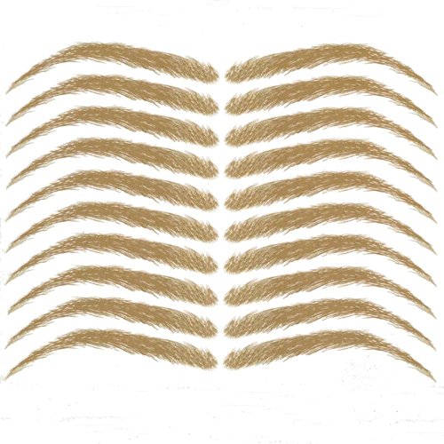 Cardani Eyebrow Tattoos #17 - Classic Shape Temporary Tattoo Eyebrows #17 Blonde Tattoo