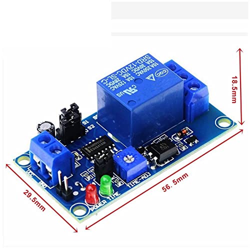 Relais de retard DC 12V programmable pour contrôle marche arrêt - 2