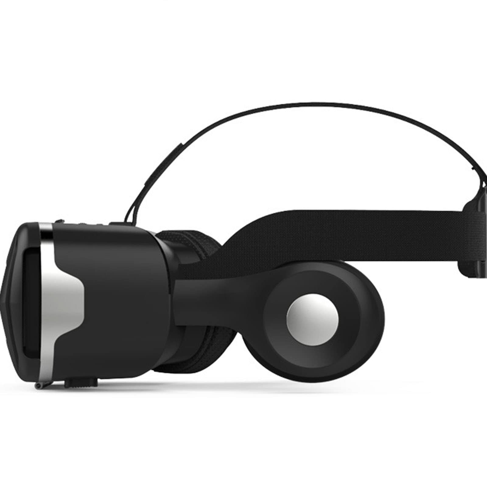 Visore per Realtà virtuale (VR) con Controller di Gioco, visore per Giochi VR, Telefono Cellulare: Entro 4,7-6,53 Pollici, Regolazione della Distanza interpupillare: 60-67 mm,Black