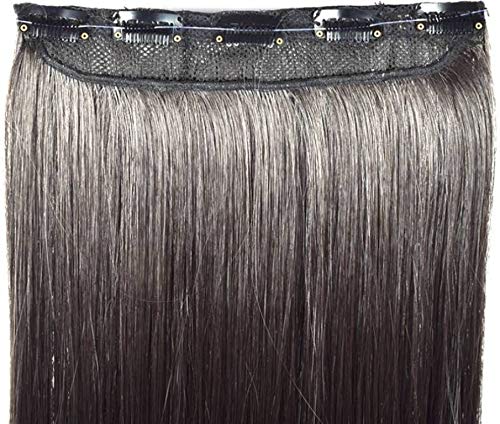 Image of Air Flow Natural Looing Realistic Black Hair Extension Long Hair Silky With Free Wig Comb (Cinderella Curly Hair Extension)