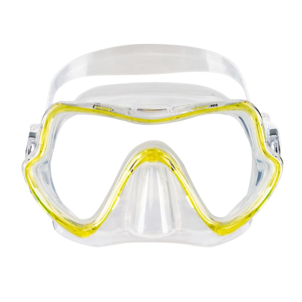 Mares Combo Pure Vision – Set Masque et Tuba Adulte, Masque Ergonomique Silicone, Tuba Semi-Sec Breezer avec Embout, Snorkeling et Exploration sous-Marine