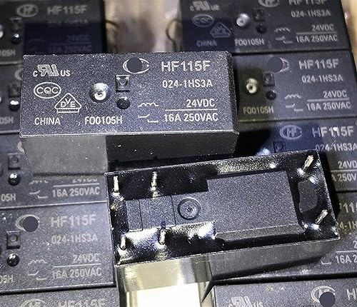 Relé electromecánico HF115F 024-1HS3A de 6 pines para circuito impreso PCB