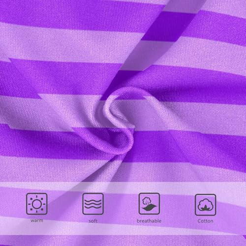 Gradient Purple Stripe Toddler Girls's Underwear 2T3