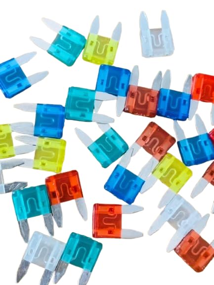 APNA AUTOMOTIVE Mini Fuse Set 10Amp,15Amp,20Amp,25Amp,30Amp,40Amp Fuses 30 Pcs Set Mix 11MM - 17MM(Automotive Mini Fuse Set)-image-22