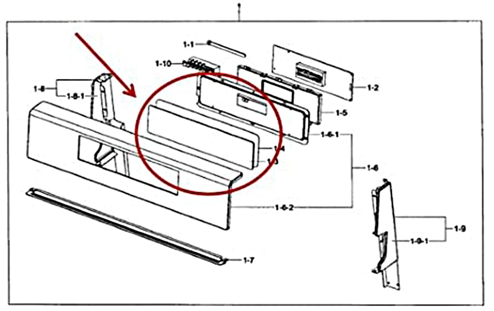 UPGRADED Lifetime Appliance DG34-00018A Membrane Switch Touchpad Compatible with Samsung Oven