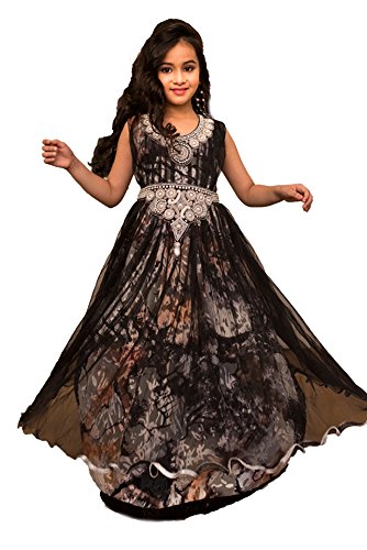 Robe caftan enfant multicolore Kolkozy pour fille âgée de 8 à 9 ans