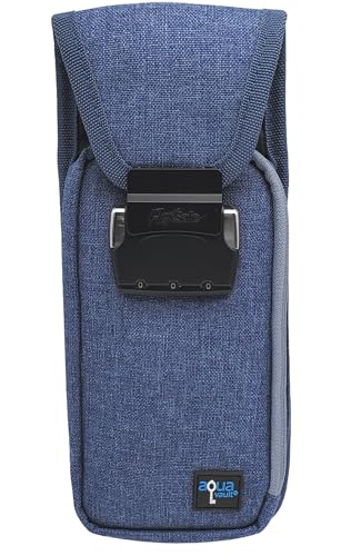AquaVault Portable Travel Safe (Blue Mini): Classic Anti-Theft Nylon Portable Safe for Phone & Valuables - Travel Beach Pool Hotel & Outdoors - Cut-Resistant - Water-Resistant - RFID-Blocking