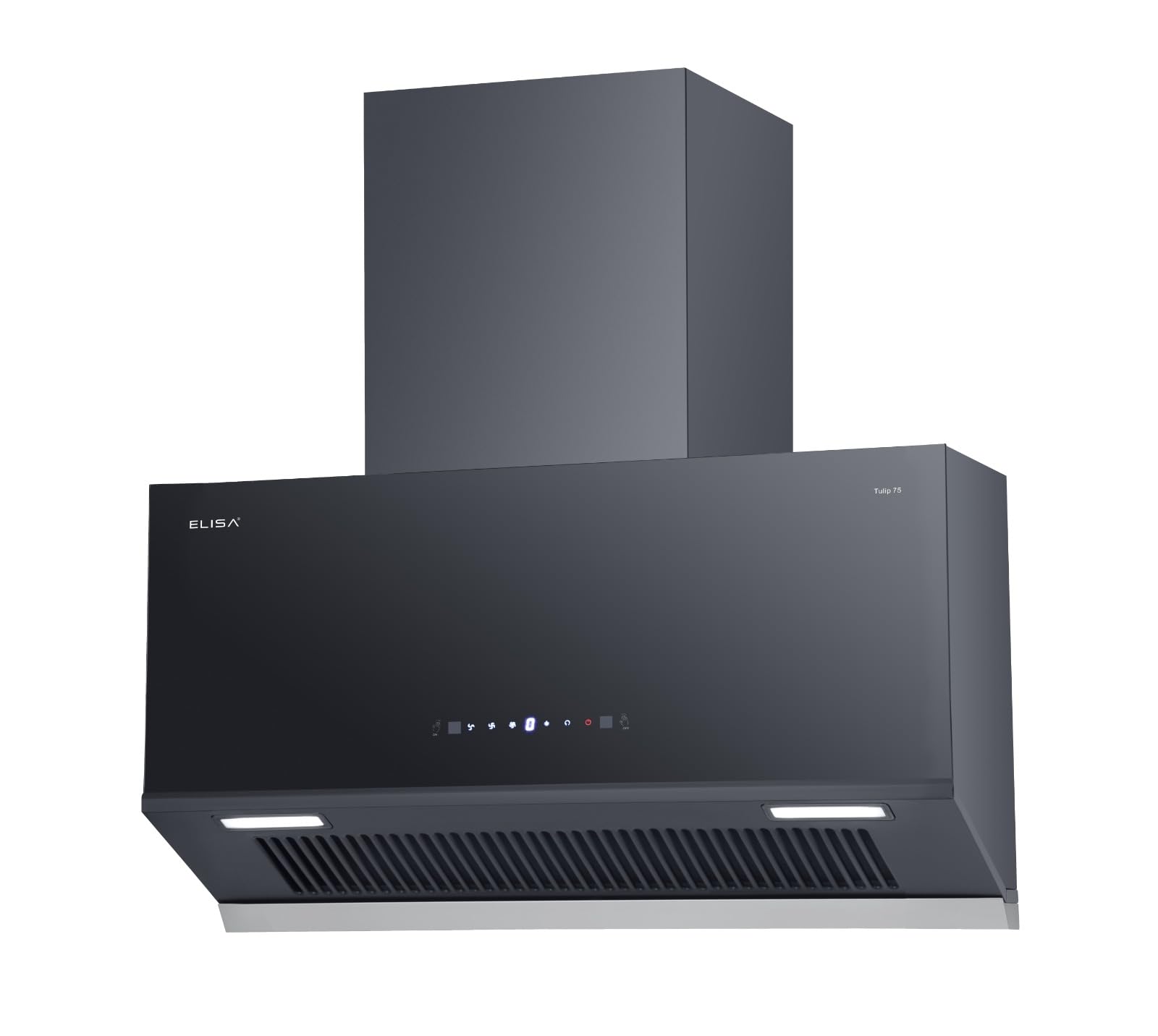 Elisa Tulip BLDC Black Wall Mounted Kitchen Chimney 75 CM-image-14