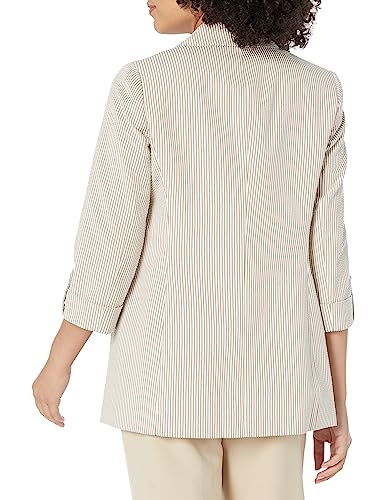 Kasper Women's Notch Collar Jacket W/Roll Tab Sleeve2