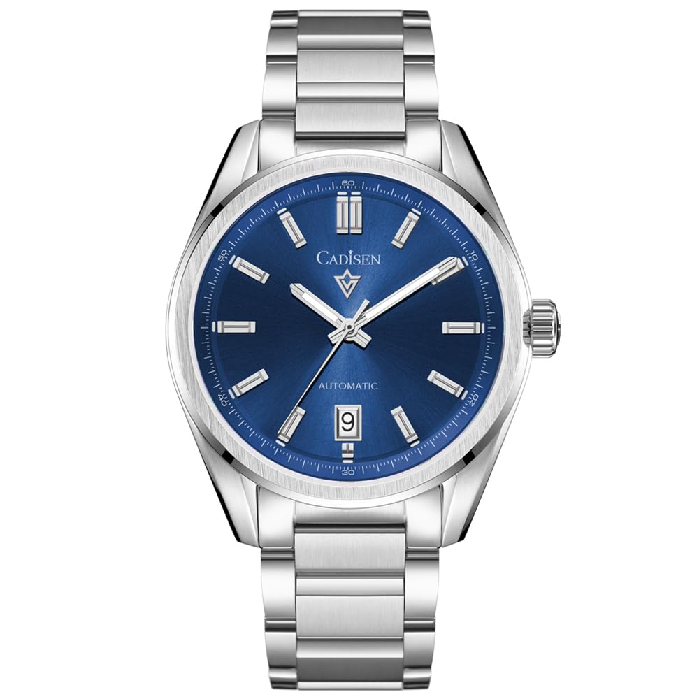 CADISEN New Japanese NH35 Movement Fashion Mens Business Mechanical Watch Youth Mens Waterproof Watch c8227, Blue, Japanese (B0CWRJ22TY) Amazon Price History, Amazon Price Tracker