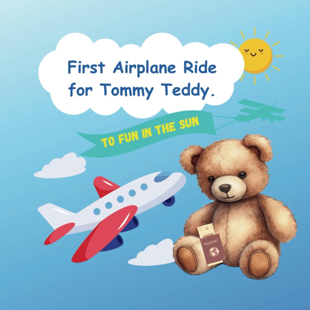 First Airplane Ride For Tommy Teddy: Preparing Young Children for their First Flight. (Learning Fun with Rosie Lovett)
