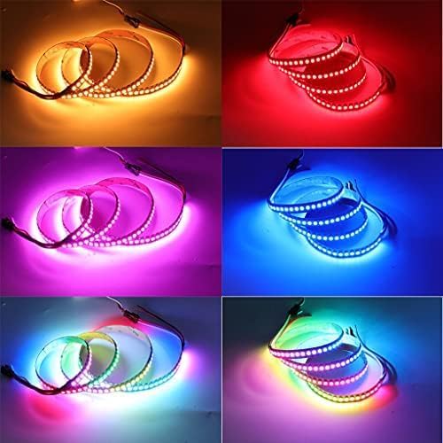 Image of WS2812B RGB Pixel Strip 1M, 60 Individually Addressable LEDs, 5V Digital Programmable LED Strip for DIY Electronics, STEM, Robotics, IoT & Maker Projects(1 Meter, 60 LED /Meter)