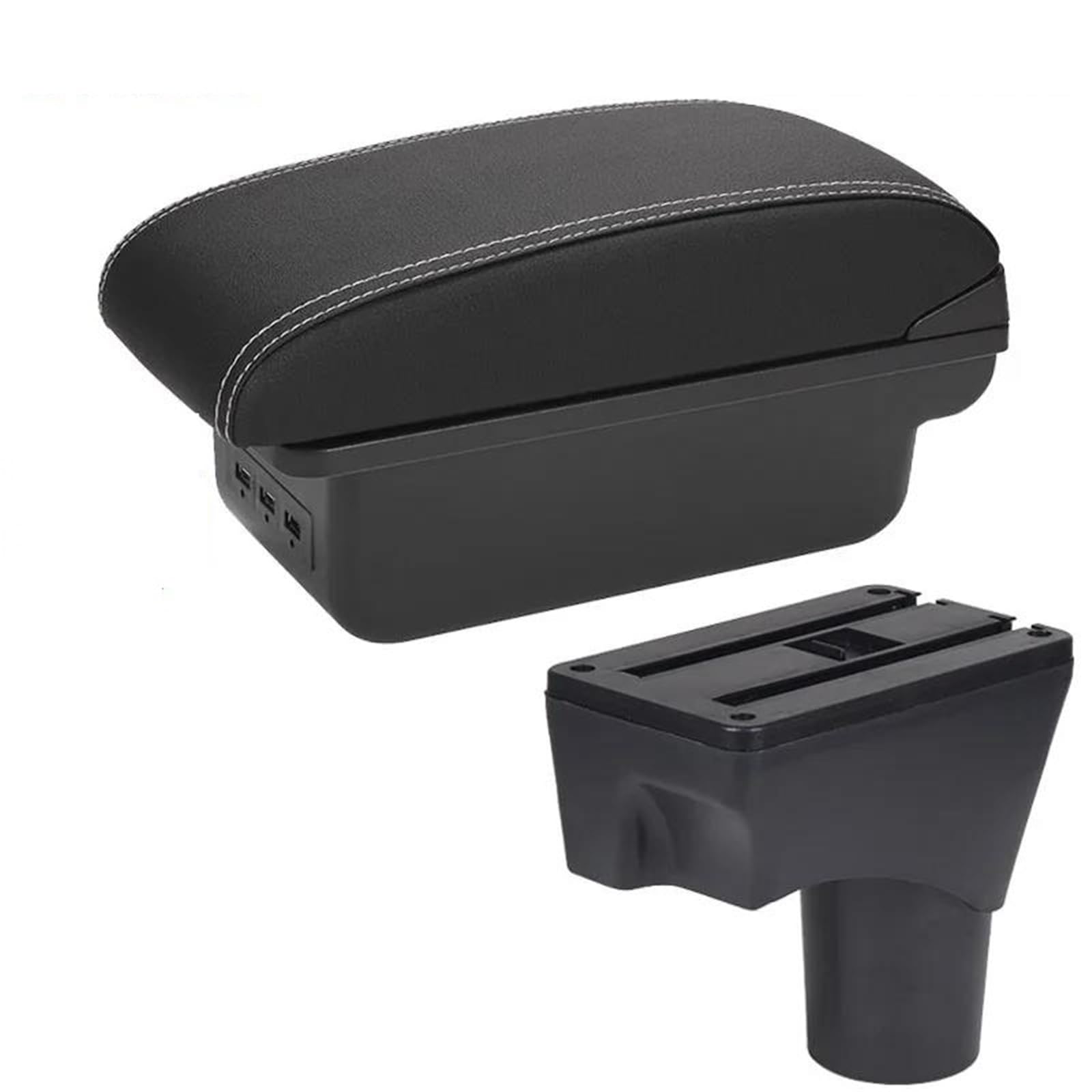 Hjkdsz Type C For Nissan For March For Micra K13 2010-2022 Armrest Box Car Storage Center Console Interior Parts Dedicated Retrofit(Type C)