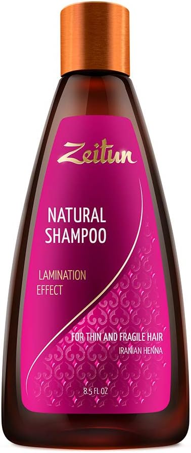 Zeitun Thickening Shampoo - Thinning Hair Laminating Shampoo for Women | Luxury Iranian Colorless Henna 8.4 oz