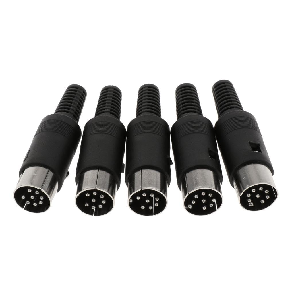 din mini pin male plug audio jack connector for keyboard/mouse diy 8 pin