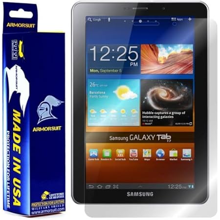 ArmorSuit MilitaryShield Screen Protector for Samsung Galaxy Tab 7.7 - [Max Coverage] Anti-Bubble HD Clear Film