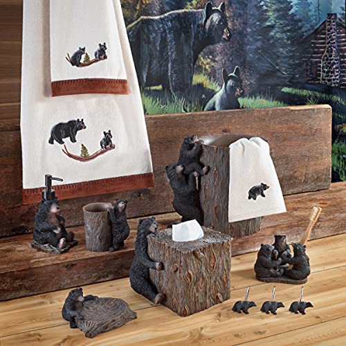 Avanti Linens - Waste Basket, Decorative Trash Can, Animal Inspired Home Decor (Black Bear Lodge Collection) #TOP3