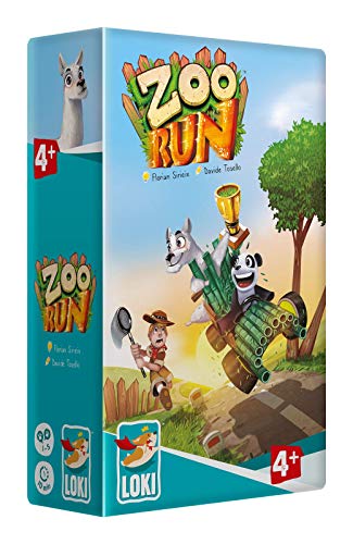 LOKI Zoo Run – Jeu d’Observation Enfants, Coopératif et Compétitif, 2 Jeux en 1 – 1 à 5 Joueurs dès 4 Ans – Version Française