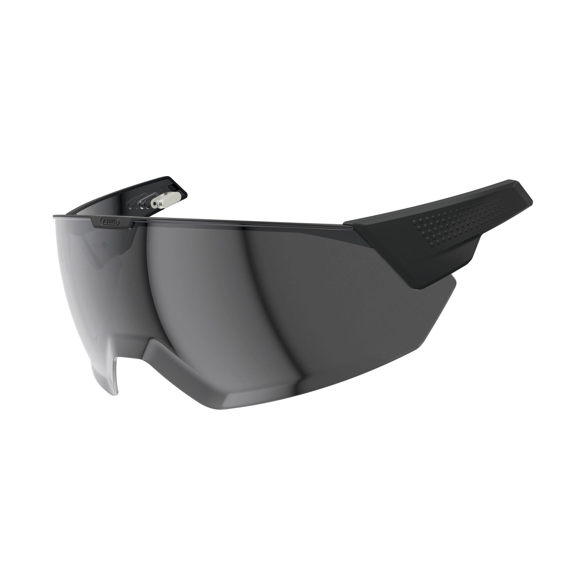 ABUS MagneticVisor para HYP-E, ACE y BL.ACE, talla S/M, smoke | Visera para casco de bicicleta con fijación magnética, visión de 360°, disponible en transparente, ahumado o fotocromático