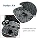2 PCS Potty Training Protector Cover Waterproof Soft Piddle Pads & Liners for Baby Stroller, Booster & Travel,Universal Washable Car Seat Liner Mat for Spills to Prevent Pee(Grey)