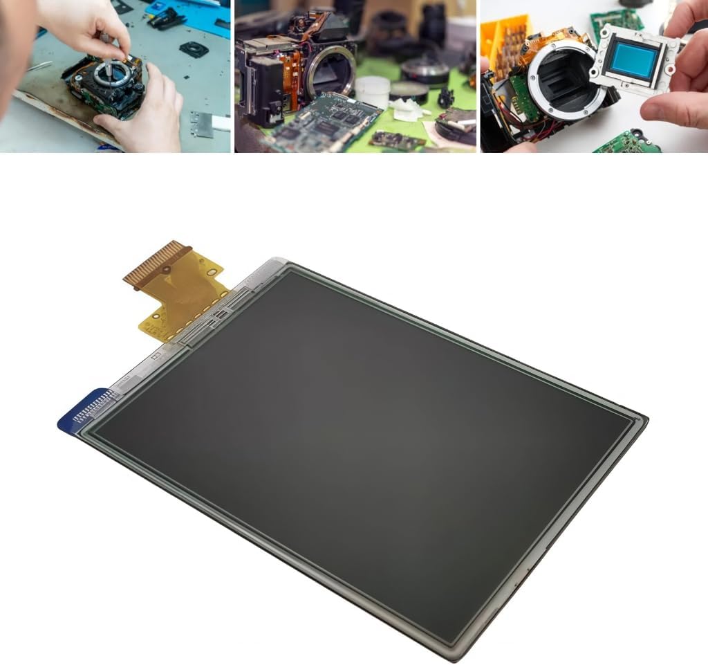 Clear View LCD Display Screen for S90 Digital Camera Shock Resistant Plastic