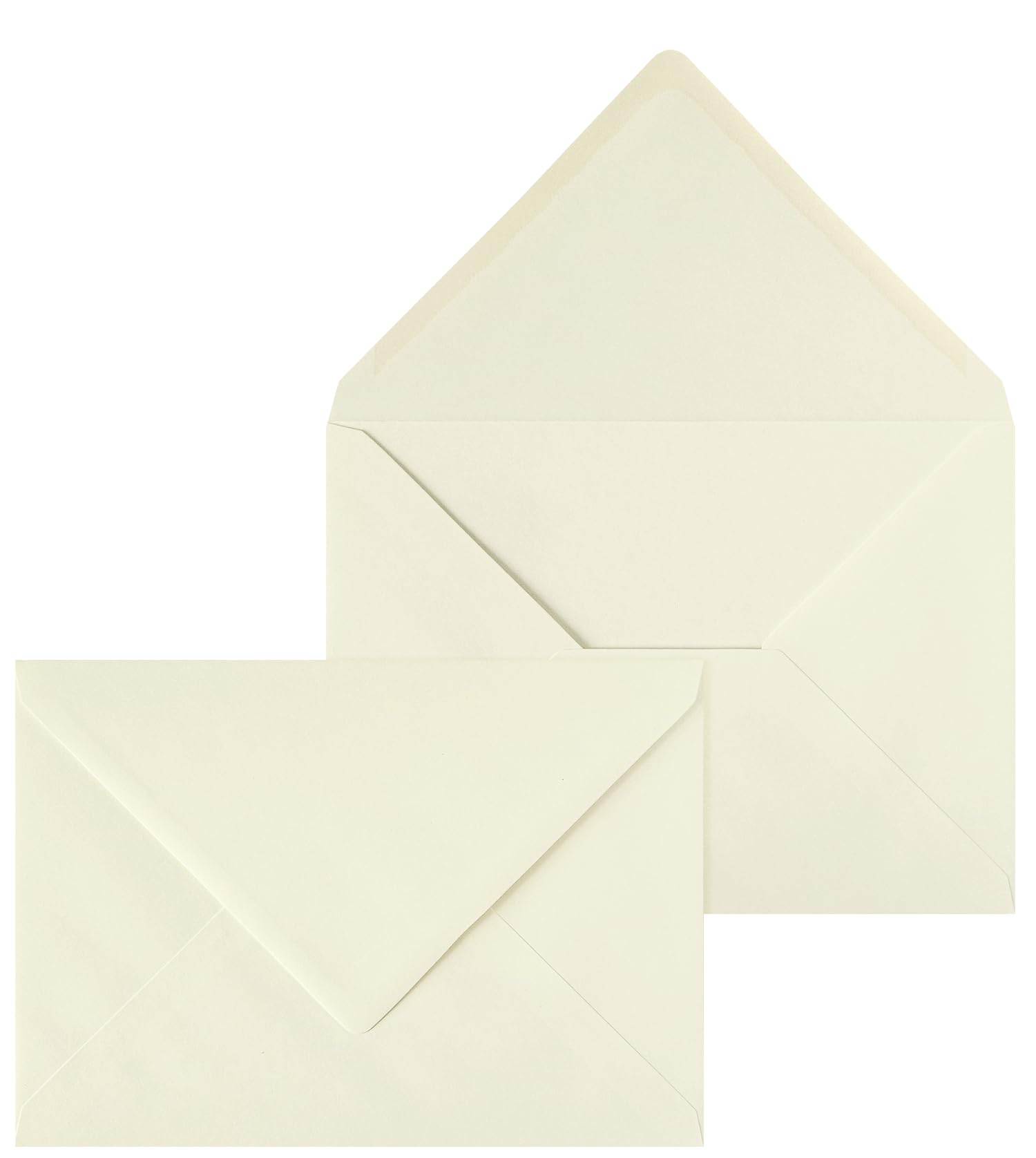 Netuno 20 Large Ecru envelopes C5 162 x 229 mm 6.4 x 9 in 120gsm Coloured Invitation Envelope Elegant envelopes for A5 Letters Wedding Invitations Greeting Cards documents Postcards — image 1