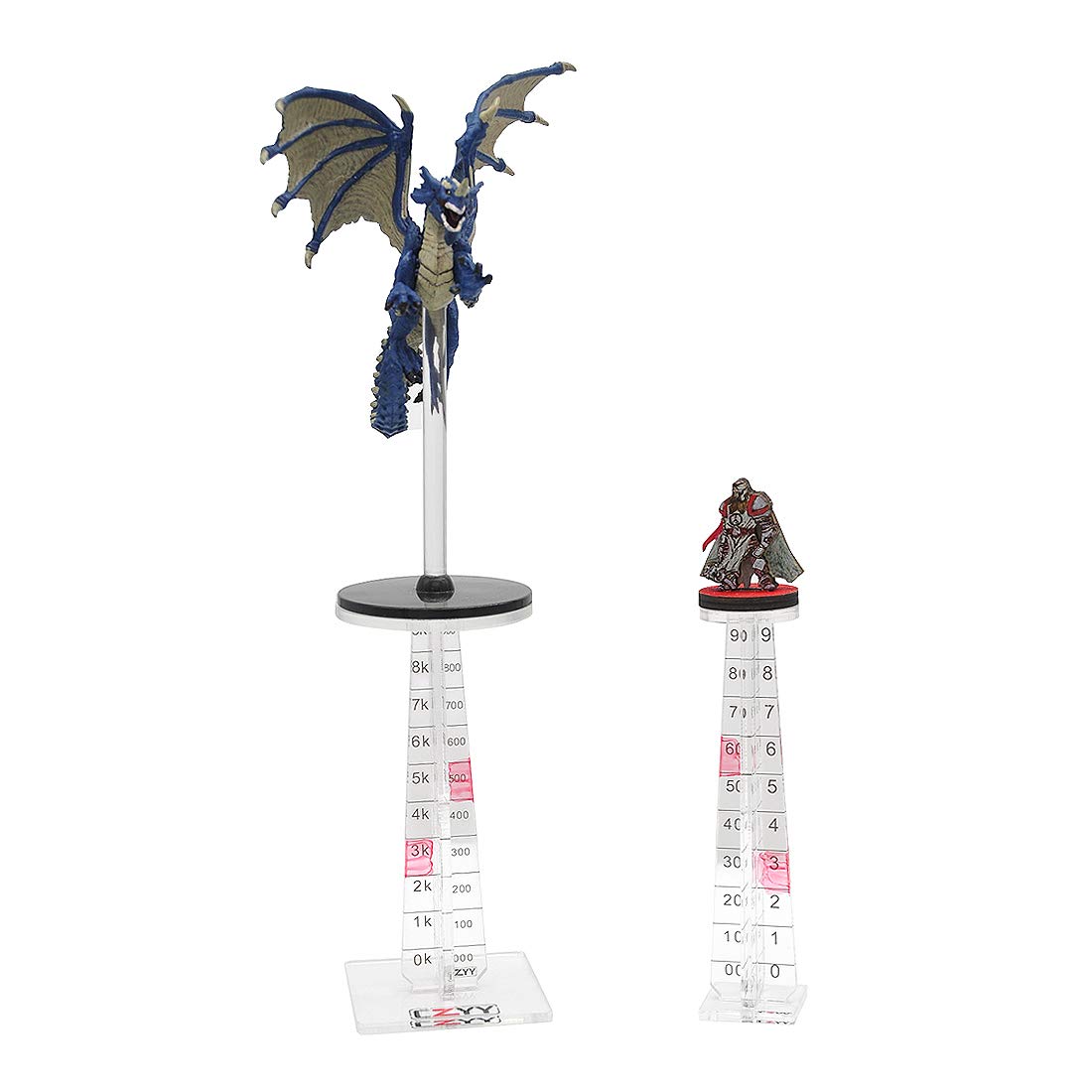 Buy DND Flying Miniatures Combat Riser (Set of 2) Acrylic Laser Cut Flight Stand Terrain from 0