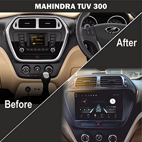 Image of 9 Inches Advanced Android System for Mahindra TUV300 with 2GB /32GB RAM & ROM, Gorilla Glass /Full HD Display /WiFi /GPS /Steering Wheel Connectivity and HD Parking Camera