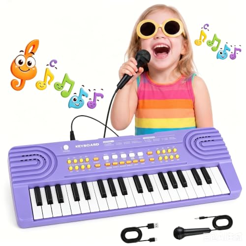 37 Key Kids Keyboard Piano with...
