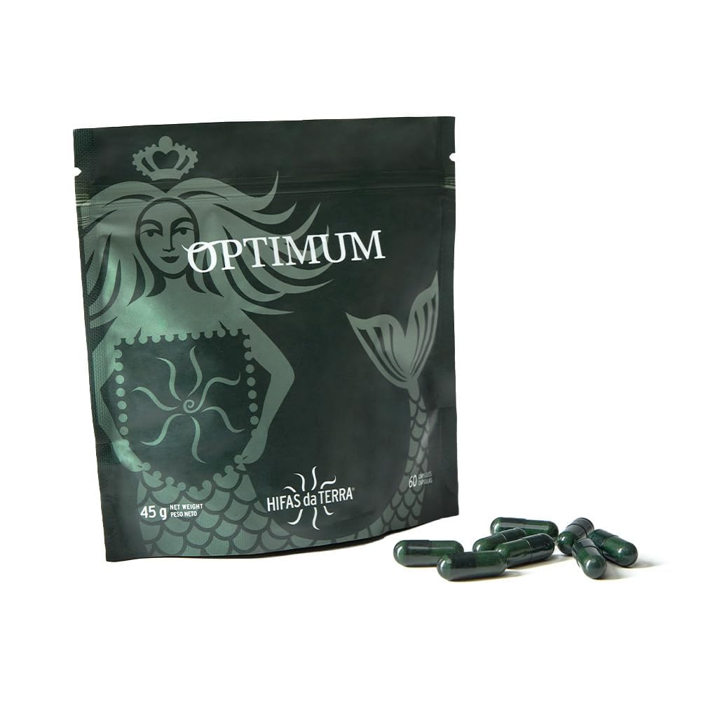 HIFAS DA TERRA - Suplemento Nutricosmetica Optimum con Extracto de Hongos: Cordyceps, Reishi, Melena de Leon - Refill 60 Cápsulas