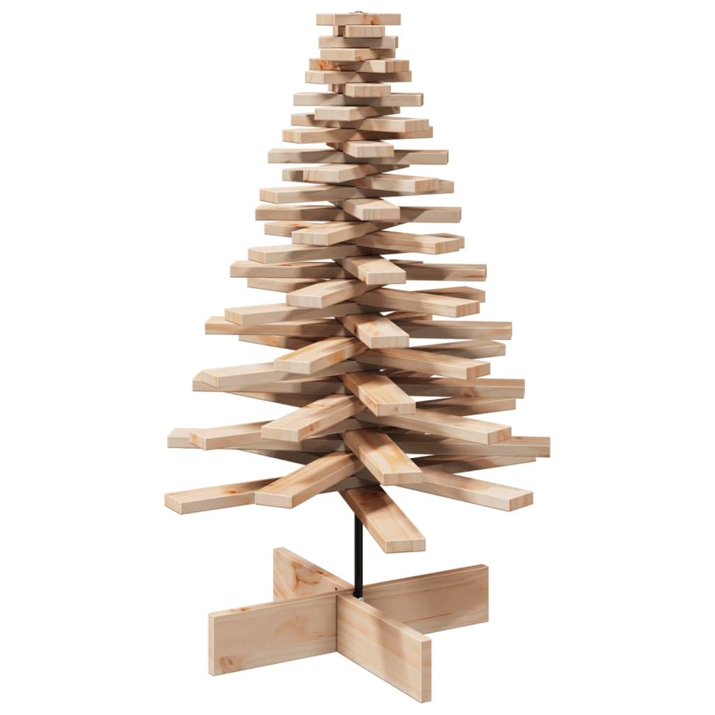 vidaXL Arbre de Noël en Bois pour décoration 100 cm Bois Massif de pin