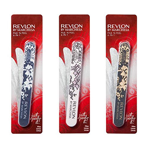 Revlon Designer Collection File N' Peel, Assorted Colors, 6 Count