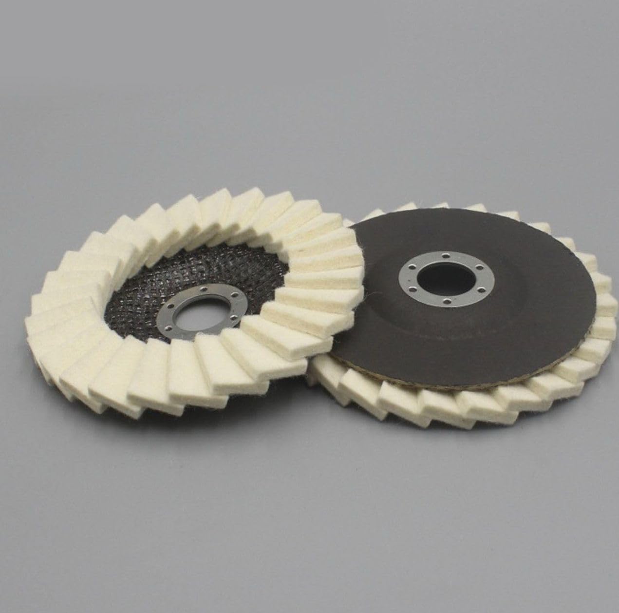 DISCO FELTRO LUCIDARE Lana Flap Disc Inox Lucidatura - Foto 7