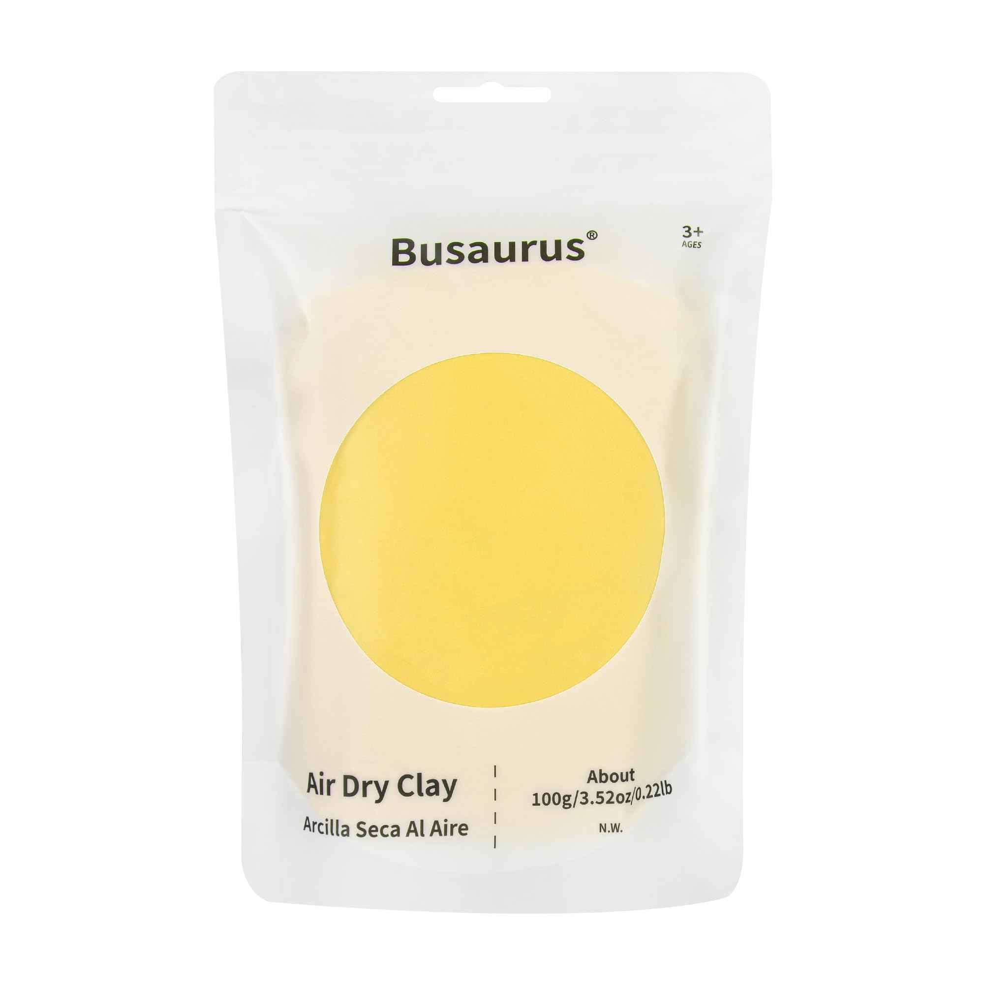 100g Yellow Air Dry Foam Clay, DIY Magic Model Clay for Kids, Colorful Soft Clays for School Supply, Slime, Art Projects, Cosplay - Non-Sticky - Gifts for Boys & Girls and Adult — image 1