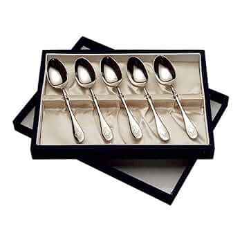 Amazon｜[ALFACT] ティースプーン カトラリーセット 5本 18-10