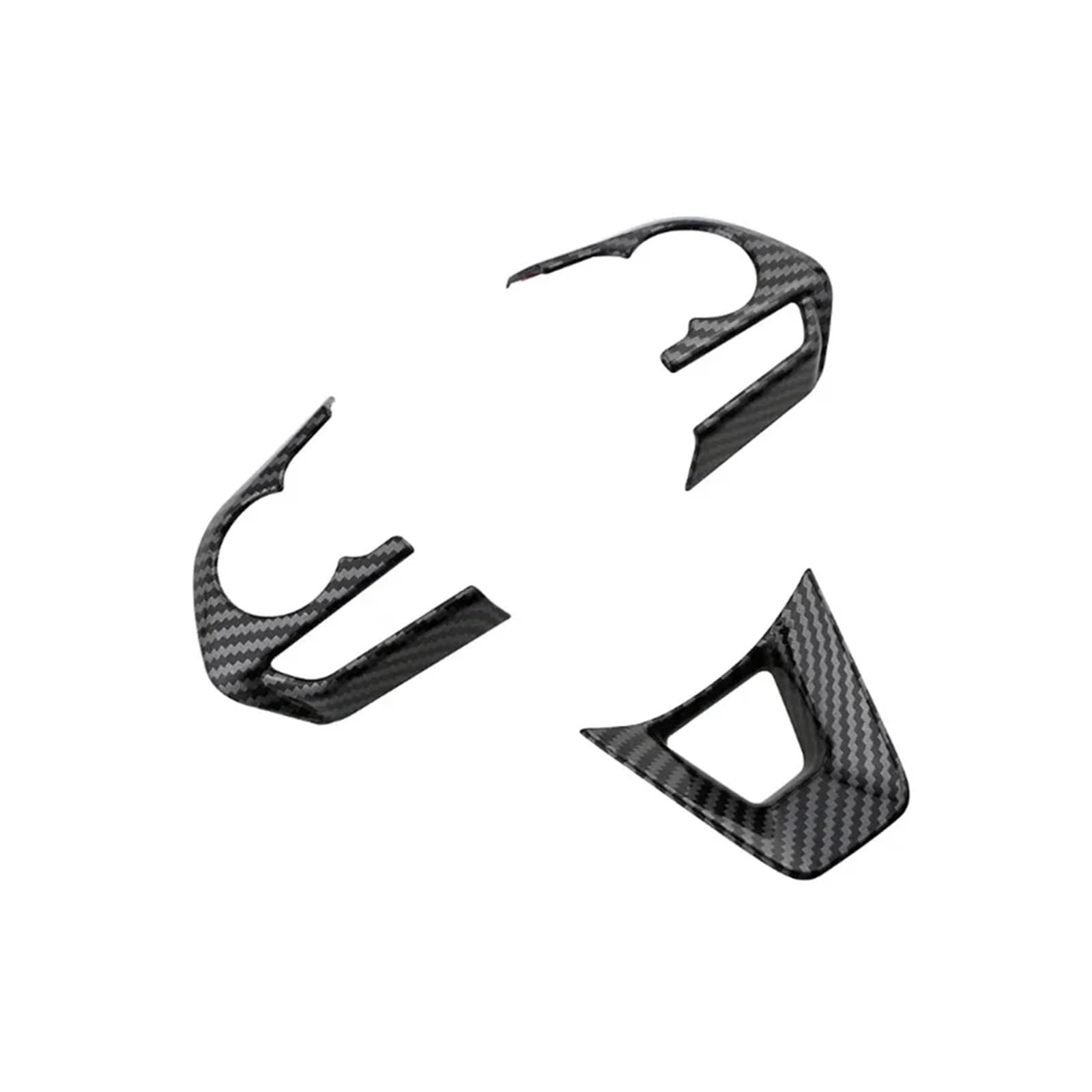 Dekoracja panelu kierownicy samochodu, pasująca do Toyoty, Avalon Corolla Cross RAV4 RAV4 2019-2024 Wykończenie panelu sterowania kierownicy(Carbon fibre)