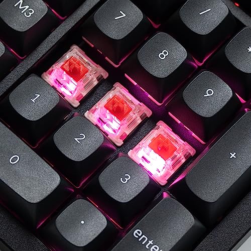 Image of Keychron Q0 Plus Wired Full Aluminum Custom Number Pad, QMK /VIA Programmable Macro with Hot-swappable Gateron G Pro Red Switch Compatible with Mac Windows Linux (Black)
