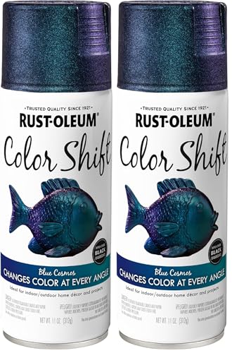 Image of Rustoleum Color Shift Spray Paint, 11 ounce, Cosmos Blue (Pack of 2)