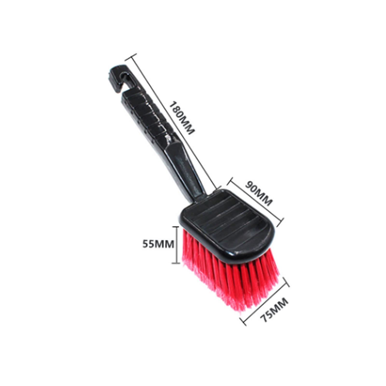 Brosse de nettoyage pour roue de voiture avec long manche pour voiture et moto