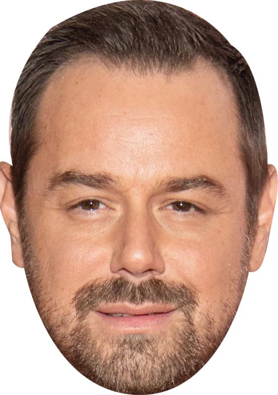 FoxyPrinting Danny Dyer Celebrity Face Mask – EastEnders TV Soap Star Fancy Dress Costume Party Prop for Hen Stag Do Birthday Accessory