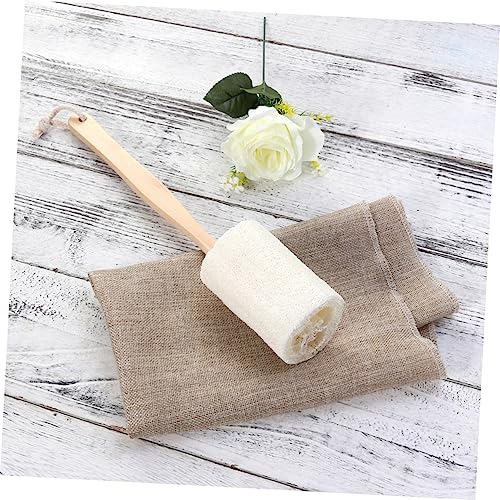 Éponges luffa naturelles Healvian de qualité supérieure et manche ergonomique en lot