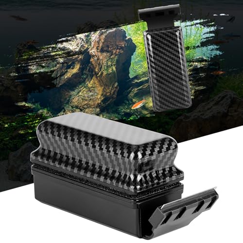 hygger Aquarium Scheibenreiniger Magnet, Aquarium Magnetbürste Scheiben Reinigungsmagnet mit 2 Schaber...