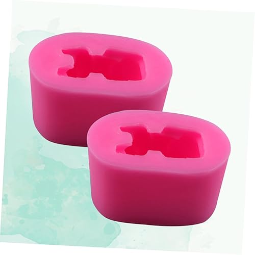 Miniatura 3 de PRETYZOOM 4 moldes de silicona para gomitas, moldes de bloque de hielo, moldes de chocolate, molde de jabón de chocolate, moldes de caramelo de