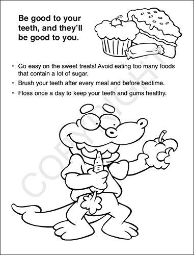 Zoco - Dental Educational Coloring Books For Kids (25 Bulk Pack, Without Crayons) - Dentist Office Handout - Games, Puzzles, Teeth Activities For Kids #TOP1