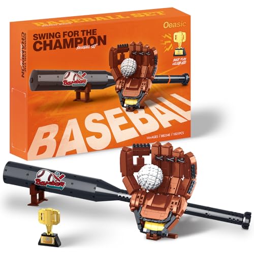 Oeasic Baseball Building Kit for Adults 1021 PCS –...