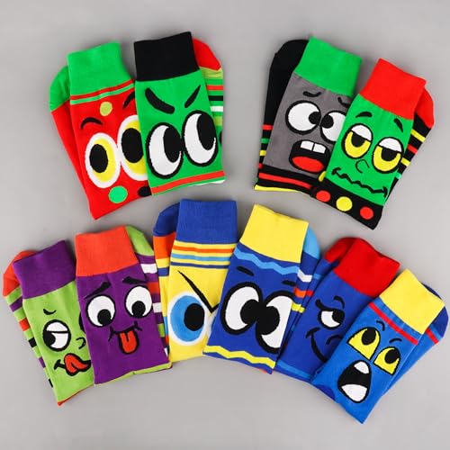 Jeasona 5 Paires Chaussette Drole Homme 43-46 Chaussette Homme Humour Humoristiques Fun Cadeau Rigolo Drole Original Anniversaire Noel – vue 3