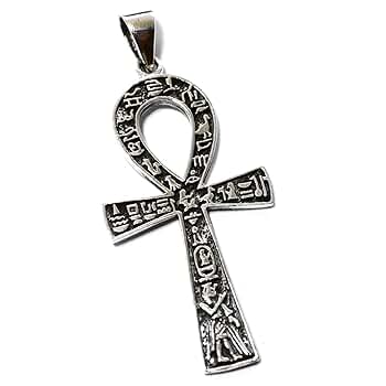 エジプト アンク(ANKH) クロス シルバーペンダント アンティーク Amazon | エジプト アンク エジプト十字 エジプトクロス