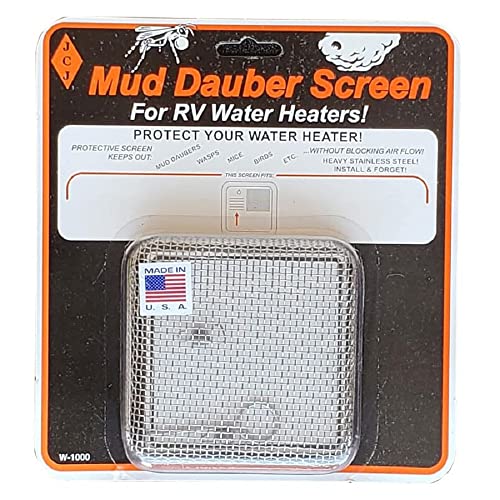 Image of JCJ Enterprises W-1000 Mud Dauber Screen for Suburban Water Heaters with 4 inch Louver Vent