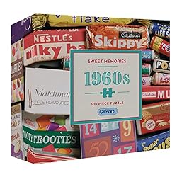 Gibsons Sweet Memories of the 1960s – 500 Piece Jigsaw Puzzle